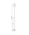CALA * COLGANTE 1L LED 6W - BLANCO
